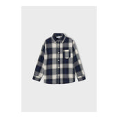Mayoral Boys Navy Checked Shirt